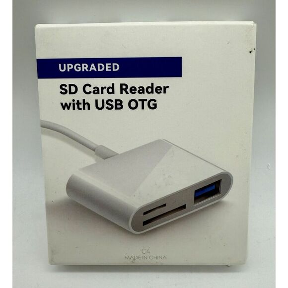 3-in-1 SD/TF Card Reader OTG Adapter - 2.0/3.0 USB Port for USB C Devices XCF138 - Picture 1 of 2